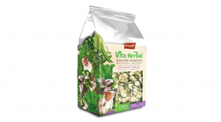 VP4120 Rágcsáló jutalomfalat-HERBAL Szárított zöldség ^green^ rágcsálóknak 150g