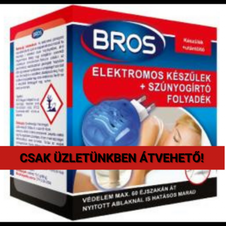 Bros Szúnyogirtó elektromos kész.+ folyadék 40ml