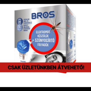 Bros Szúnyogirtó elektromos készülék + utántöltő lapkák