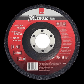 Csiszolótárcsa 115 mm-es szárny csiszoláshoz 4,1/2 szemcseméretű 120 Mtx