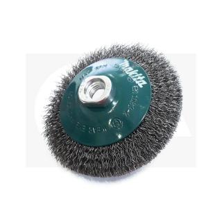 Drótkorong, fonott 115 mm M14 hullámos, kúpos- Makita (D-39849)