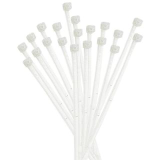 Elematic műanyag kábelkötegelő 290x4,5mm 100 db fehér 5217E