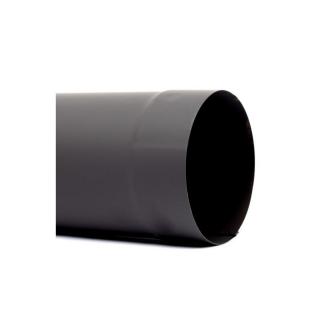 Füstcső egyenes fekete 120/40 vast.0,6