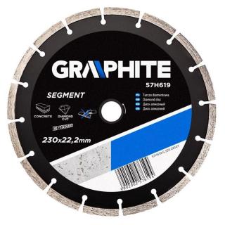 Graphite Gyémántvágó 230mm szegmenses 57H619