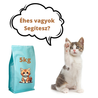 Adomány a Mancsmentő Állatvédő Egyesület részére - Kölyökmacska táp 5 kg