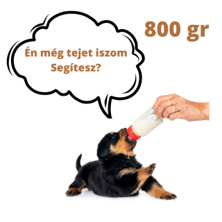 Adomány a Mancsmentő Állatvédő Egyesület részére - tejpótló tápszer kutyáknak BabyDog Milk 800 gr