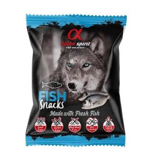 Alpha Spirit Halas félnedves snack kockák 50g
