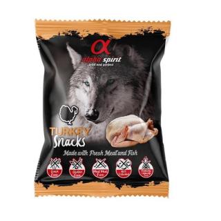 Alpha Spirit Pulykás félnedves snack kockák 50 gr
