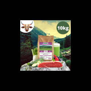 CanisAlpha Wolfskonzept hidegen sajtolt monoprotein száraztáp kutyáknak 10 kg - MARHA