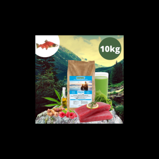 CanisAlpha Wolfskonzept hidegen sajtolt monoprotein száraztáp kutyáknak 10 kg - TENGERI HALFILÉ