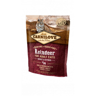 Carnilove Cat Adult Reindeer Energy  Outdoor- Rénszarvas Hússal 400g