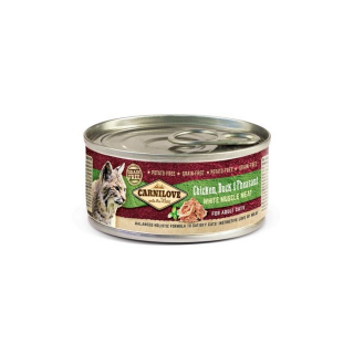 Carnilove Cat Chicken, Duck  Pheasant Can- Csirke, Kacsa és Fácán Hússal Konzerv 100g