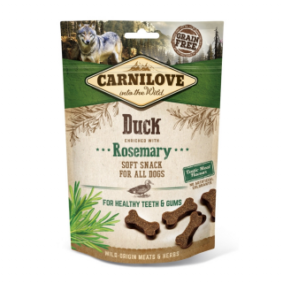 Carnilove Cat Crunchy Snack Duck  Raspberries-  Kacsa Hússal és Málnával 50g