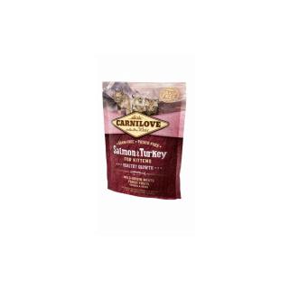 Carnilove Cat Kitten Salmon  Turkey – Healthy Growth - Lazac és Pulyka Hússal 400g