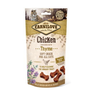 Carnilove Cat Semi Moist Snack Chicken Enriched  Thyme-  Csirke Hússal és Kakukkfűvel 50g