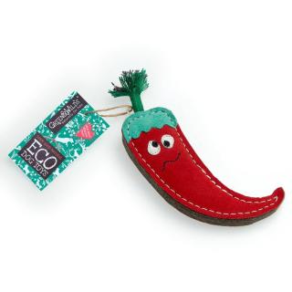 Chad the Red Hot Chilli Pepper - öko kutyajáték - Green  Wild's