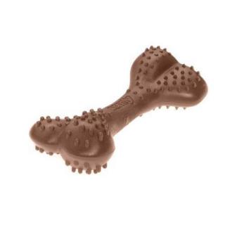 Comfy Barbecue Dental Bone - fogtisztítós játék (csont) kutyák részére M barna