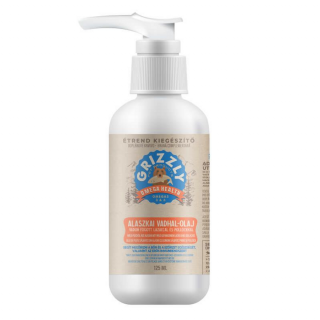 Grizzly Plus Lazac- és Tőkehalolaj 125ml Kistestű Kutyáknak És Macskáknak