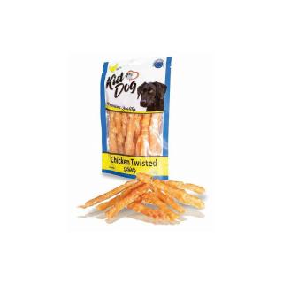 KidDog Chicken Twisted Spring - Csirkemell spirál 80g