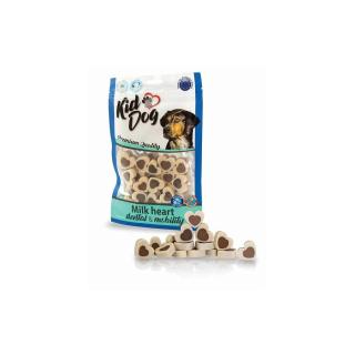 KidDog Milk Heart DentalMobility - jutalomfalat (tej, kollagén) kutyák részére (80g)