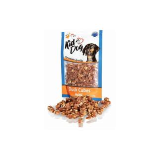 KidDog Mini Duck Cubes - jutalomfalat (kacsa, tőkehal) kutyák részére (80g)