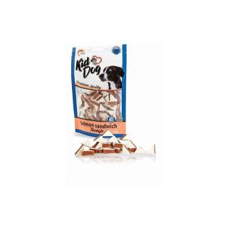 KidDog Salmon sandwich triangles - lazacos háromszög jutalomfalat kutyák részére (80g)