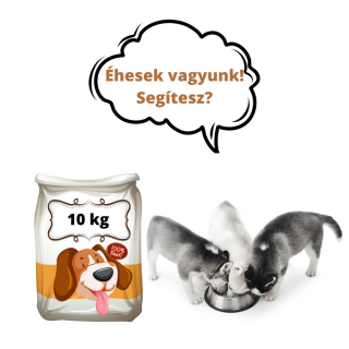 Kölyökkutyatáp 10 kg - adomány a Mancsmentő Állatvédő Egyesület részére