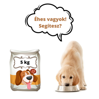 Kölyökkutyatáp 5 kg - adomány a Mancsmentő Állatvédő Egyesület részére