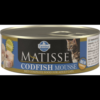 Matisse Cat konzerv Mousse Tőkehal 85g