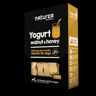 Naturea Biscuit Joghurtos, Diós, Mézes Keksz Kutyáknak 1x140 gr