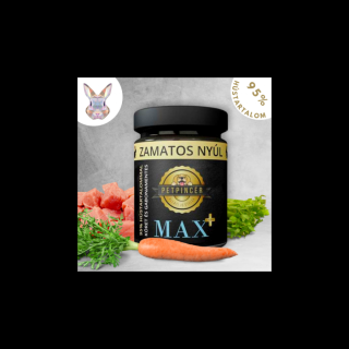 Nyúlhús menü főtt kutyaeledel 95% hústartalommal 300 g, Petpincér Max Extra Plus