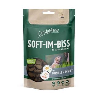 Pisztráng és rovarfehérje Soft-Im-Biss Christopherus Jutalomfalatok 125 gr