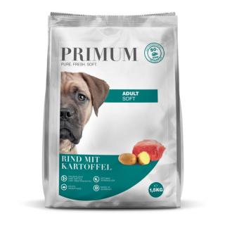 PRIMUM SOFT marha burgonyával félnedves eledel kutyáknak 1,5 kg