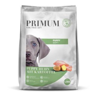 PRIMUM SOFT Puppy csirke burgonyával félnedves eledel kutyáknak 1,5 kg