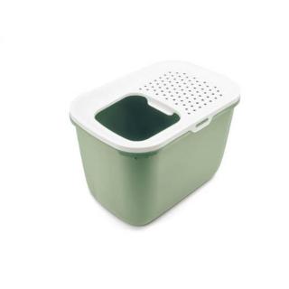 Savic Hop In - macska WC (fehér-zöld) macskák részére (58.5x39x39.5cm)