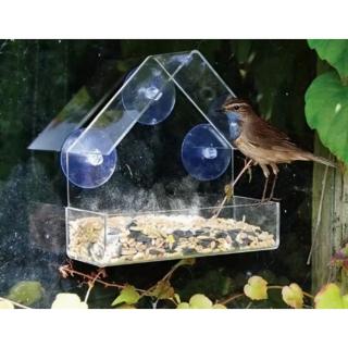Trixie Bird Feeder for Window Pane - vadmadár etető (áttetsző) ablakra (225ml/15x15x6cm)