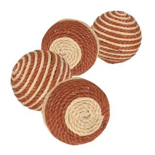 Trixie Játék Macskának Labda 4cm Barna/Bézs 1 db
