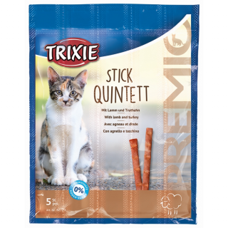 Trixie Jutalomfalat macskáknak Premio Quadro-Stick Bárány/Pulyka 5x5gr