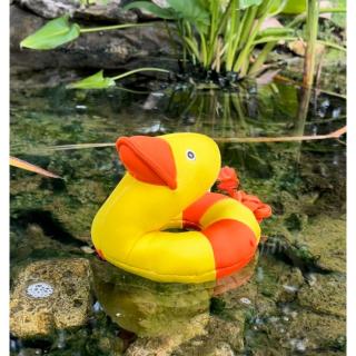 Úszó kacsa vizijáték - Aqua Toy kötéllel 20cm/36cm