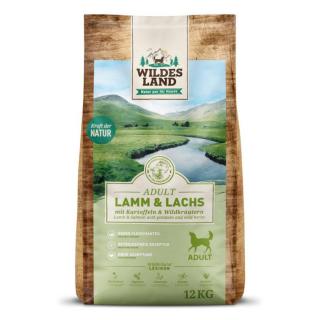 Wildes Land Bárány, lazac és burgonya fűszernövényekkel szárazeledel 12 kg