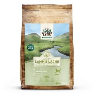 Wildes Land Bárány, lazac és burgonya fűszernövényekkel szárazeledel 4 kg