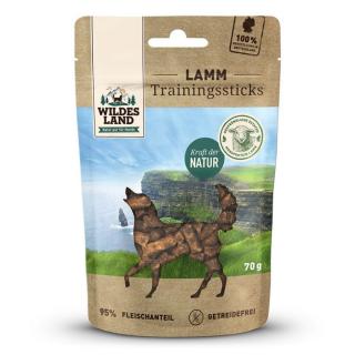 Wildes Land bárány tréning sticks kutya jutalomfalat 70g