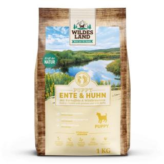 Wildes Land Puppy Kacsa, csirke és burgonya fűszernövényekkel szárazeledel 1 kg