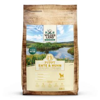 Wildes Land Puppy Kacsa, csirke és burgonya fűszernövényekkel szárazeledel 4 kg
