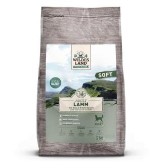 Wildes Land Soft Adult szárazeledel bárányhús rizzsel és vadon termő fűszernövényekkel 5 kg