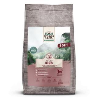 Wildes Land Soft Adult szárazeledel marhahús rizzsel és vadon termő fűszernövényekkel 5 kg