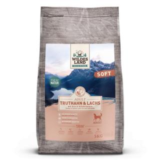 Wildes Land Soft Adult szárazeledel pulykahús lazaccal, rizzsel és vadon termő fűszernövényekkel 5 kg
