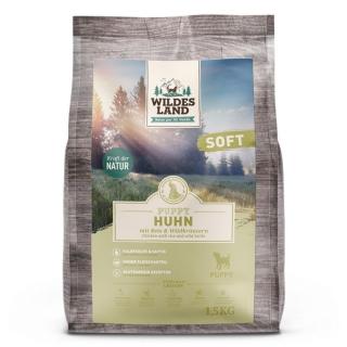 Wildes Land Soft Puppy szárazeledel csirkehús rizzsel és vadon termő fűszernövényekkel 1,5 kg