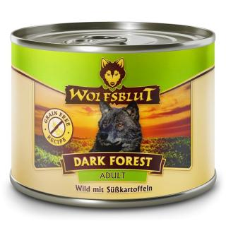 Wolfsblut Dark Forest Adult - vad édesburgonyával 200 g