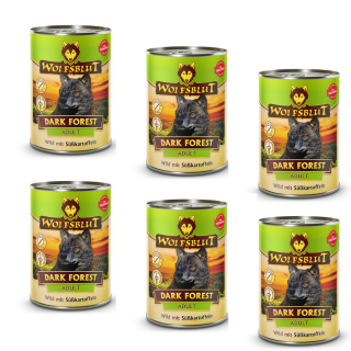 Wolfsblut Dark Forest Adult - vad édesburgonyával 6x395 g